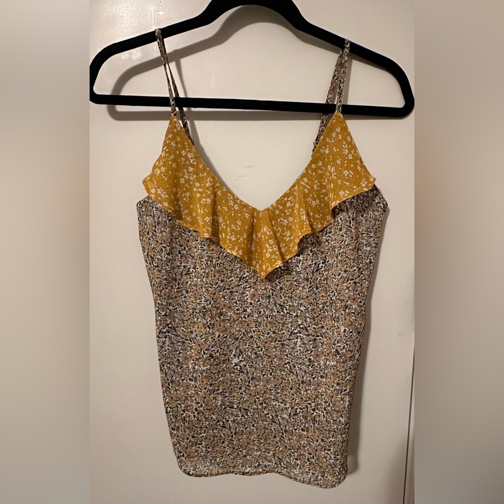 Banana Republic Sheer
Floral Yellow Women's Top